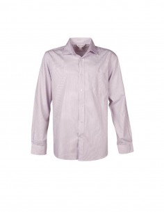 AU-1900L - Mens Henley Striped Long Sleeve Shirt - Aussie Pacific - Corporates 2