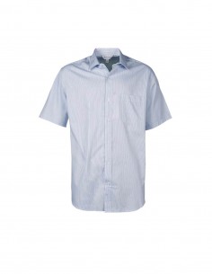 AU-1900S - Mens Henley Striped Short Sleeve Shirt - Aussie Pacific - Corporates 2
