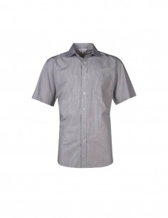 AU-1901S - Mens Toorak Check Short Sleeve Shirt - Aussie Pacific - Corporates