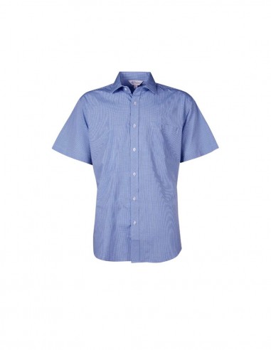 AU-1901S - Mens Toorak Check Short Sleeve Shirt - Aussie Pacific - Corporates