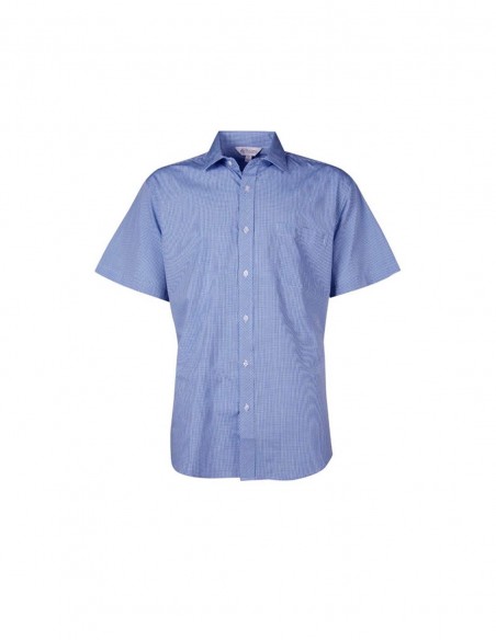 AU-1901S - Mens Toorak Check Short Sleeve Shirt - Aussie Pacific - Corporates