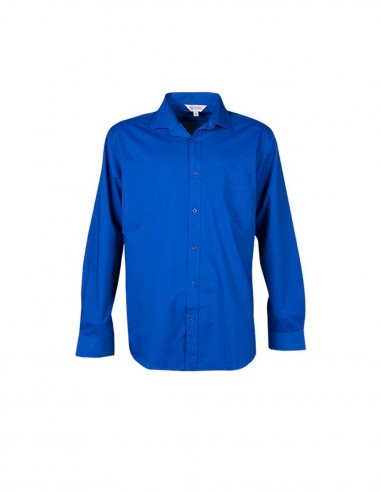 AU-1903L - Mens Mosman Stretch Long Sleeve Shirt - Aussie Pacific - Corporates