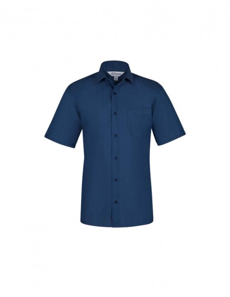 AU-1905S - Mens Belair Stripe Short Sleeve Shirt - Aussie Pacific - Corporates