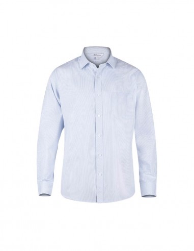 AU-1906L - Mens Bayview Wide Stripe Long Sleeve Shirt - Aussie Pacific - Corporates