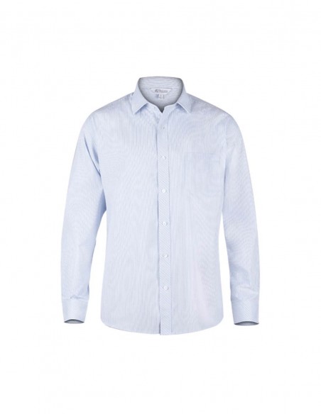 AU-1906L - Mens Bayview Wide Stripe Long Sleeve Shirt - Aussie Pacific - Corporates
