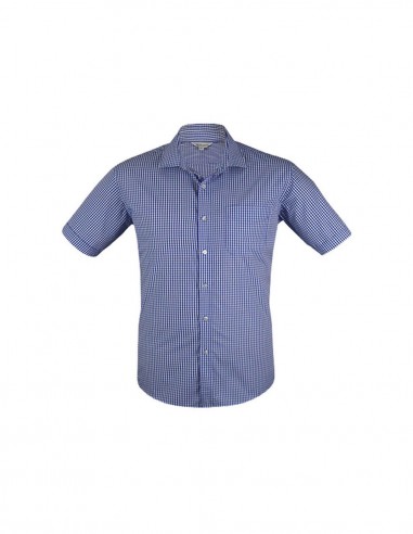 AU-1907S - Mens Epsom Short Sleeve Shirt - Aussie Pacific - Corporates