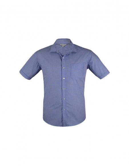 AU-1907S - Mens Epsom Short Sleeve Shirt - Aussie Pacific - Corporates