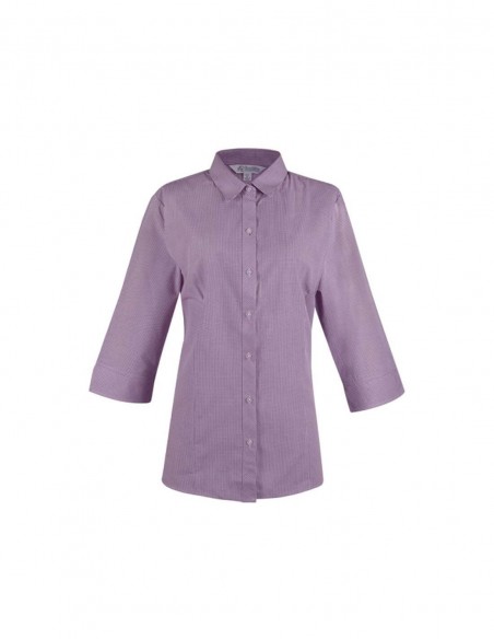AU-2901T - Ladies Toorak Check 3/4 Sleeve Shirt - Aussie Pacific - Corporates