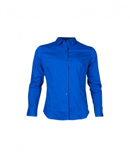 AU-2903L - Ladies Mosman Stretch Long Sleeve Shirt - Aussie Pacific - Corporates