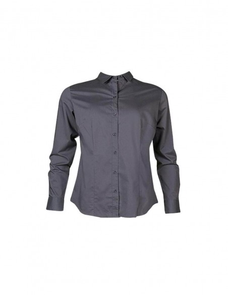 AU-2903L - Ladies Mosman Stretch Long Sleeve Shirt - Aussie Pacific - Corporates