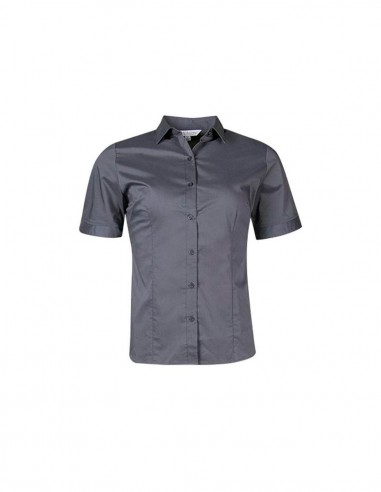 AU-2903S - Ladies Mosman Stretch Short Sleeve Shirt - Aussie Pacific - Corporates
