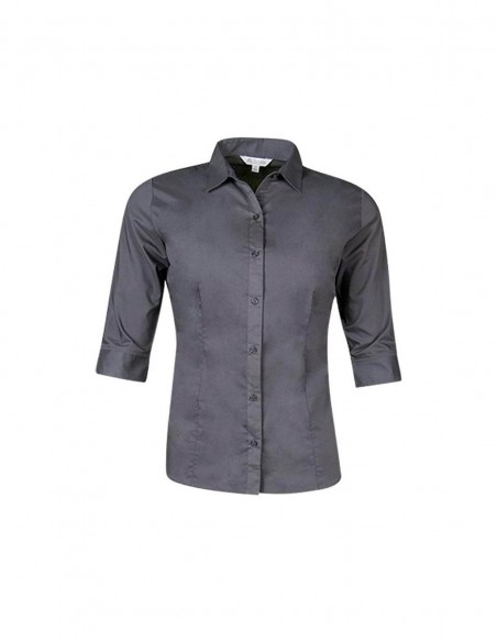 AU-2903T - Ladies Mosman Stretch 3/4 Sleeve Shirt - Aussie Pacific - Corporates