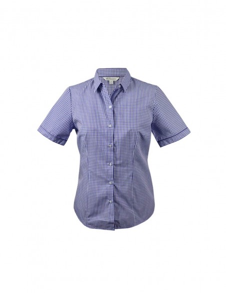 AU-2907S - Ladies Epsom Short Sleeve Shirt - Aussie Pacific - Corporates