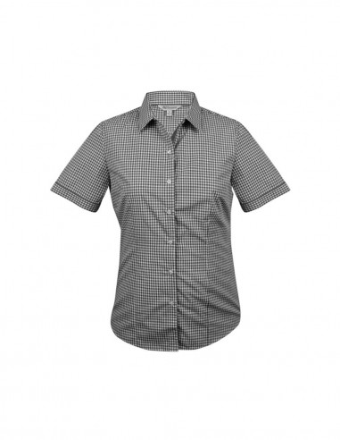 AU-2907S - Ladies Epsom Short Sleeve Shirt - Aussie Pacific - Corporates