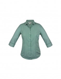 AU-2907T - Ladies Epsom 3/4 Sleeve Shirt - Aussie Pacific - Corporates
