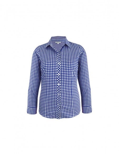 AU-2909L - Ladies Brighton Long Sleeve Shirt - Aussie Pacific - Corporates