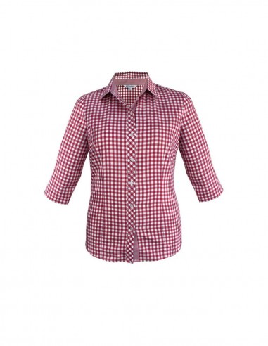 AU-2909T - Ladies Brighton 3/4 Sleeve Shirt - Aussie Pacific - Corporates