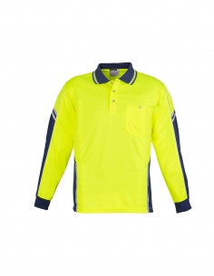 SY-ZH238 - Mens Hi Vis Squad L/S Polo - Syzmik - Work Wear 2