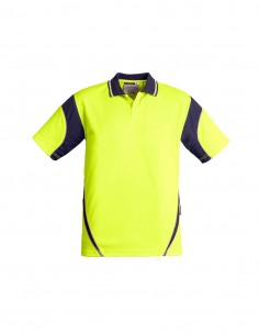 SY-ZH248 - Mens Hi Vis Aztec S/S Polo - Syzmik - Work Wear 2
