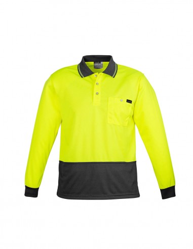SY-ZH410 - Mens Comfort Back L/S Polo - Syzmik - Work Wear