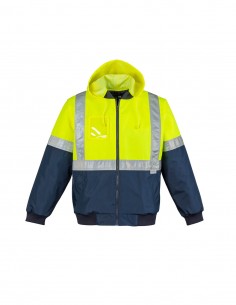 SY-ZJ351 - Mens Hi Vis Quilted Flying Jacket - Syzmik - Work Wear 2