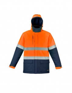 SY-ZJ553 - Unisex Hi Vis Antarctic Softshell Taped Jacket - Syzmik - Work Wear