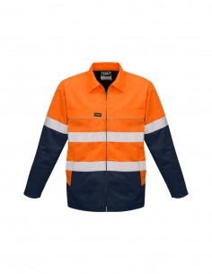 SY-ZJ590 - Mens Hi Vis Cotton Drill Jacket - Syzmik - Work Wear