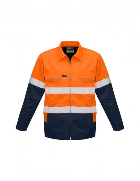 SY-ZJ590 - Mens Hi Vis Cotton Drill Jacket - Syzmik - Work Wear