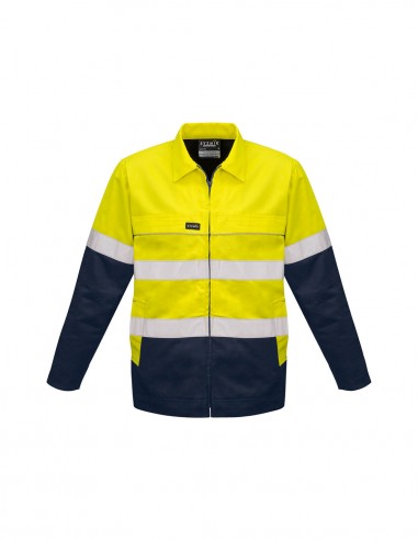 SY-ZJ590 - Mens Hi Vis Cotton Drill Jacket - Syzmik - Work Wear