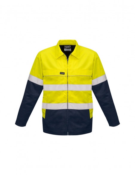 SY-ZJ590 - Mens Hi Vis Cotton Drill Jacket - Syzmik - Work Wear