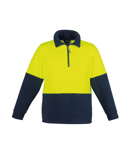 SY-ZT460 - Unisex Hi Vis Half Zip Fleece Jumper - Syzmik - Work Wear