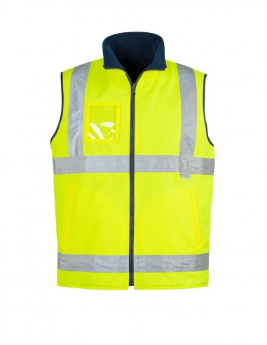 SY-ZV358 - Mens Hi Vis Waterproof Lightweight Vest - Syzmik - Work Wear