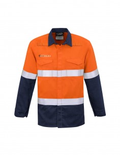 SY-ZW130 - Mens Hoop Taped Spliced Shirt - Syzmik - Work Wear