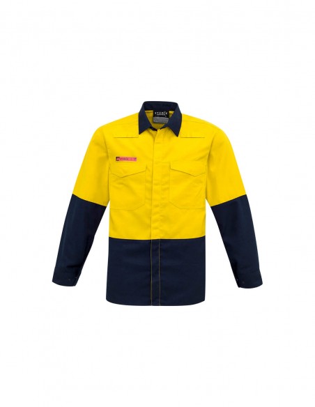 SY-ZW138 - Mens Hi Vis Spliced Shirt - Syzmik - Work Wear