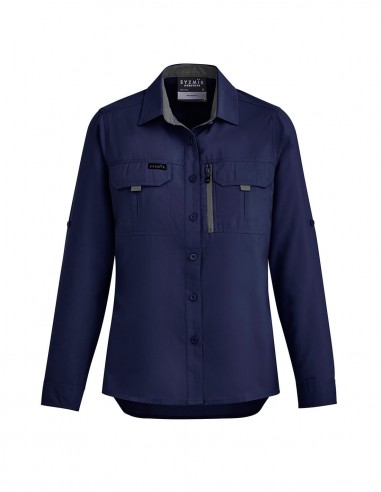 SY-ZW760 - Womens Outdoor L/S Shirt NEW COLOURS - Syzmik - Work Wear