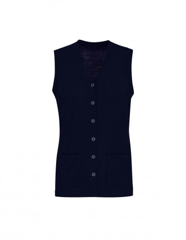 BCA-CK961LV - Womens Button Front Knit Vest - Biz Care - Healthcare