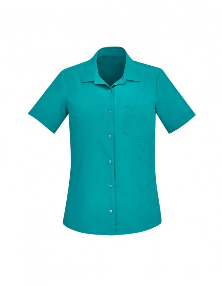 BCA-CS947LS - Womens Florence Short Sleeve Shirt - Biz Care - Healthcare