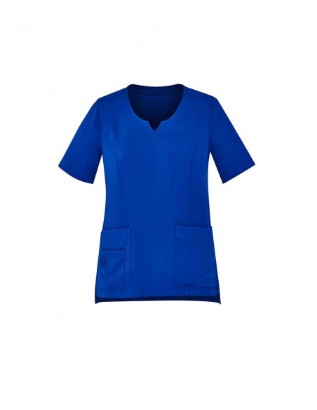 BCA-CST942LS - Womens Avery Tailored Fit Round Neck Scrub Top - Biz Care - Healthcare