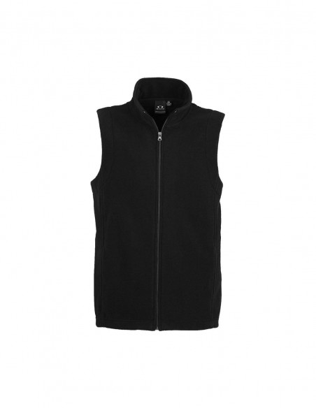 BCA-F233MN - Mens Plain Micro Fleece Vest - Biz Care - Healthcare