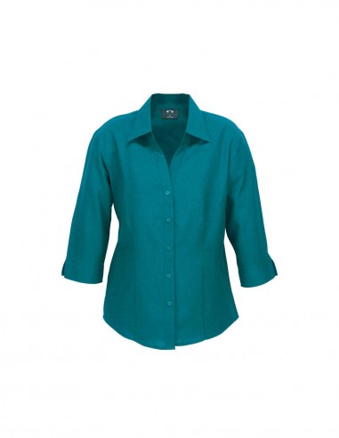 BCA-LB3600 - Ladies Plain Oasis 3/4 Sleeve Shirt - Biz Care - Healthcare
