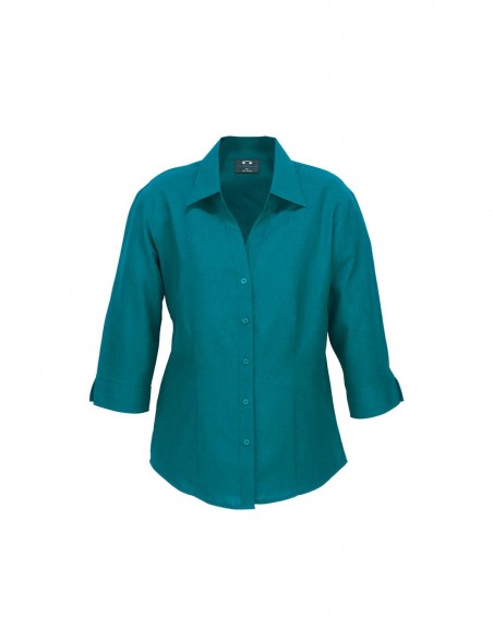 BCA-LB3600 - Ladies Plain Oasis 3/4 Sleeve Shirt - Biz Care - Healthcare