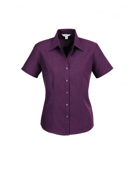 BCA-LB3601 - Ladies Plain Oasis Short Sleeve Shirt - Biz Care - Healthcare