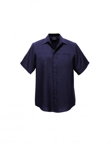 BCA-SH3603 - Mens Plain Oasis Short Sleeve Shirt - Biz Care - Healthcare