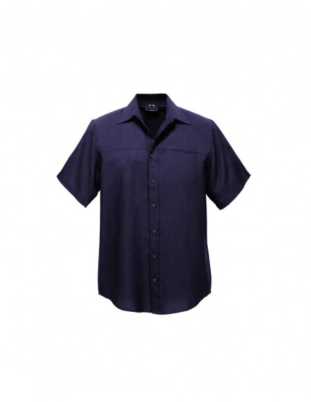 BCA-SH3603 - Mens Plain Oasis Short Sleeve Shirt - Biz Care - Healthcare