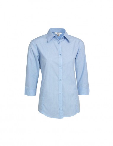 BC-LB8200 - Micro Check Ladies ¾/S Shirt - Biz Collection - Corporates