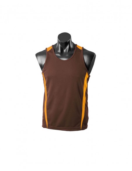 AU-1104 - Mens Eureka Singlet - Aussie Pacific - Teamwear