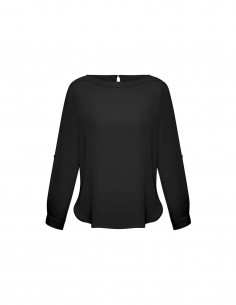 BC-S828LL - Madison Ladies Boatneck Blouse - Biz Collection - Corporates