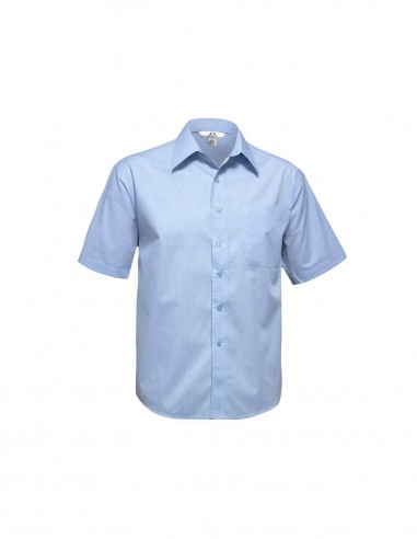 BC-SH817 - Micro Check Mens S/S Shirt - Biz Collection - Corporates