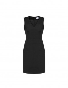 BCO-34021 - Womens Sleeveless V Neck Dress - Biz Corporates - Corporates 2
