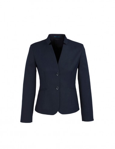 BCO-60113 - Womens Short Jacket with Reverse Lapel - Biz Corporates - Corporates